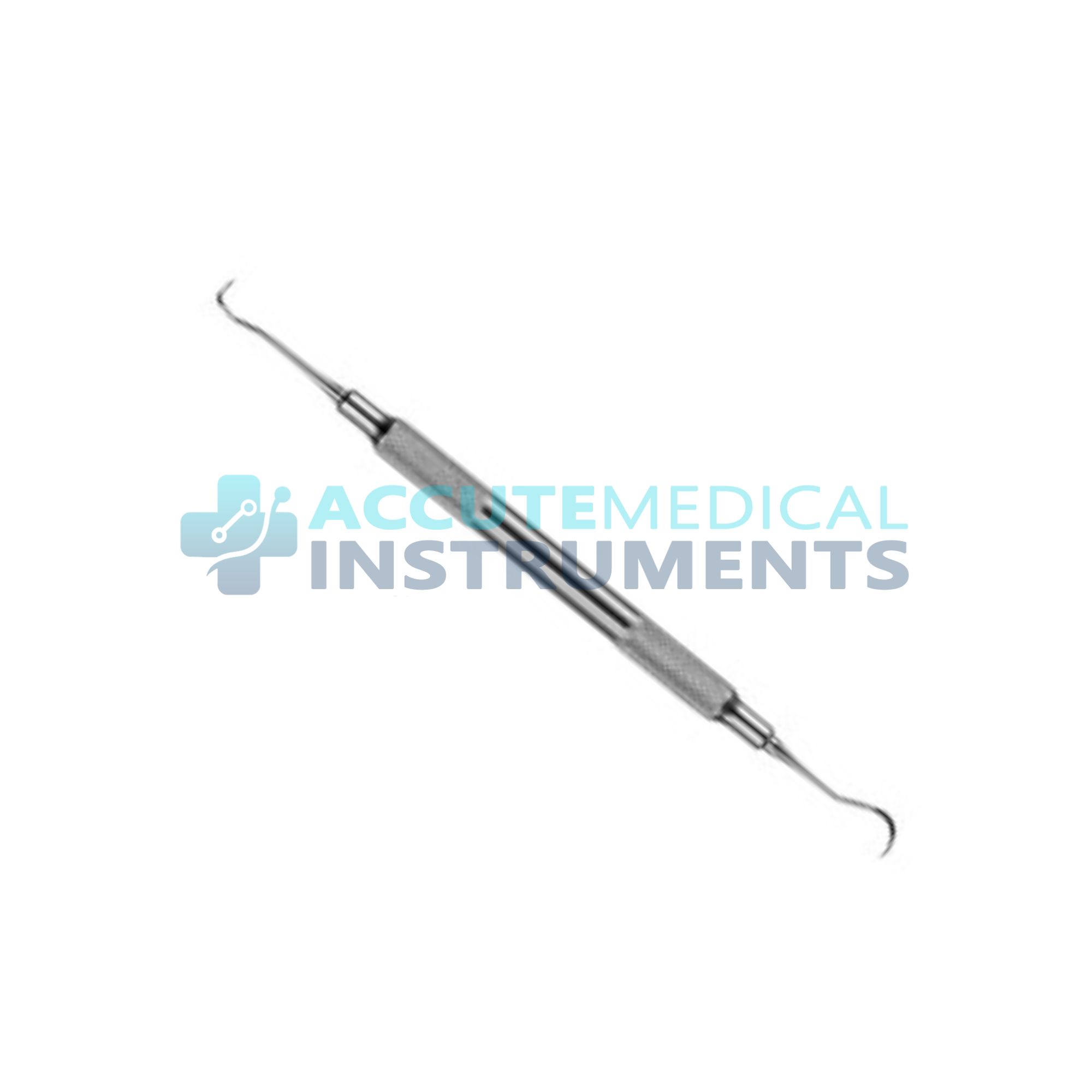Periodontal Scaler Double-Ended Towner Jacquette H5 33, Hollow Handle