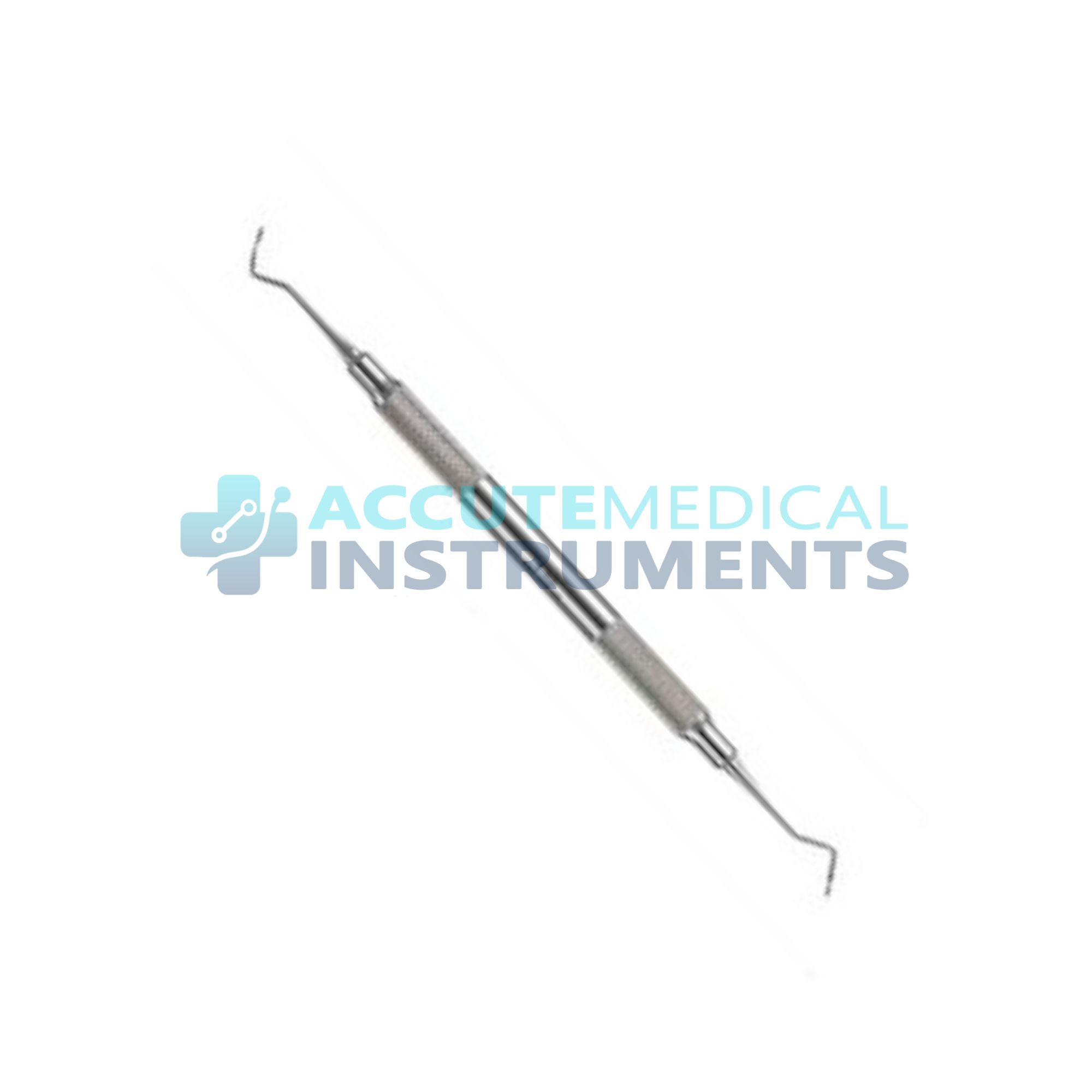 Periodontal Sickle Scaler Fig. 204-S, Narrow Model, Hollow Stainless Steel Handle