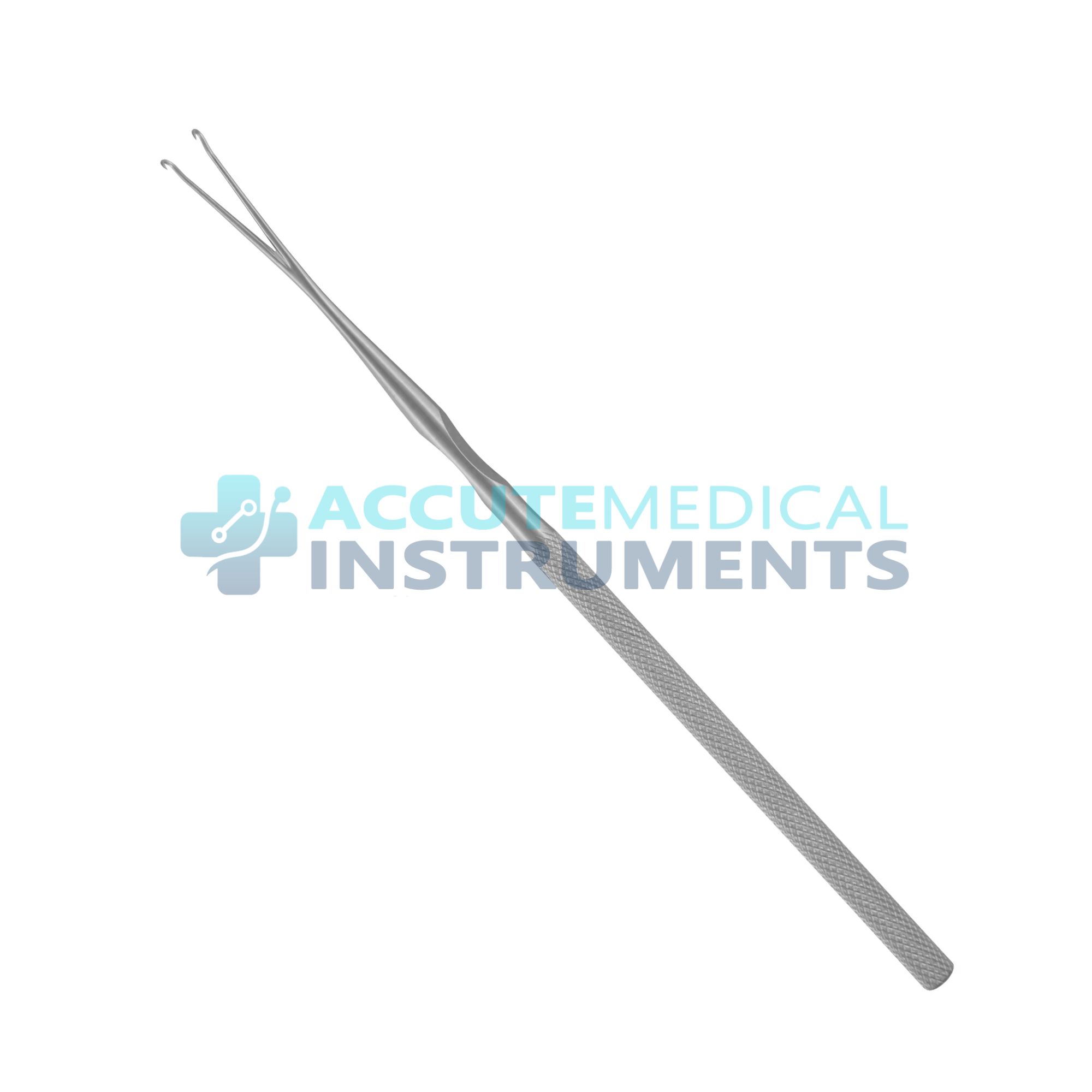 Barskey Skin Hook 6 Inch – 2.0 mm Sharp Prongs | Surgical Skin Hook