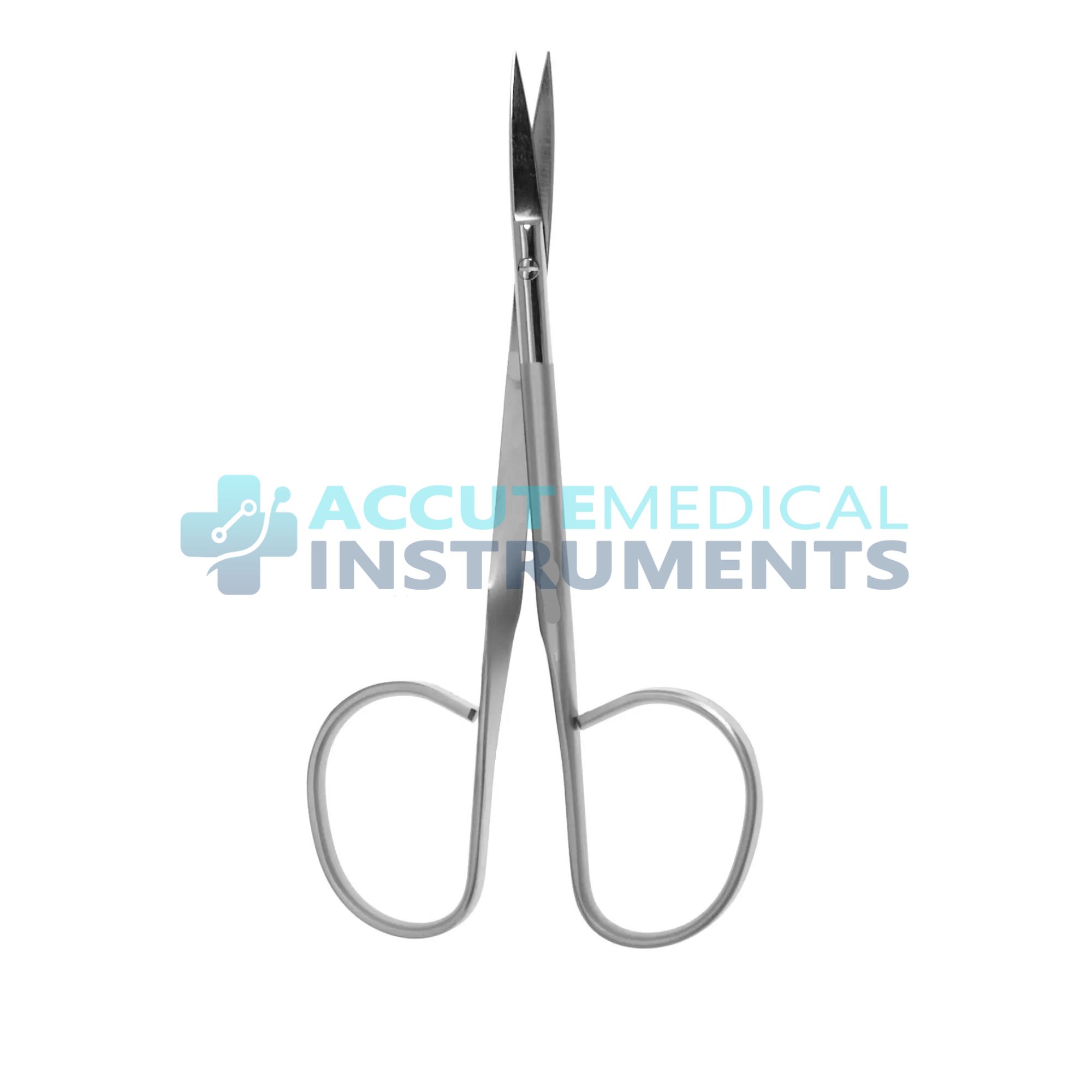 Iris Scissors 4″ – Curved Ribbon Handles | Surgical Suture Scissors