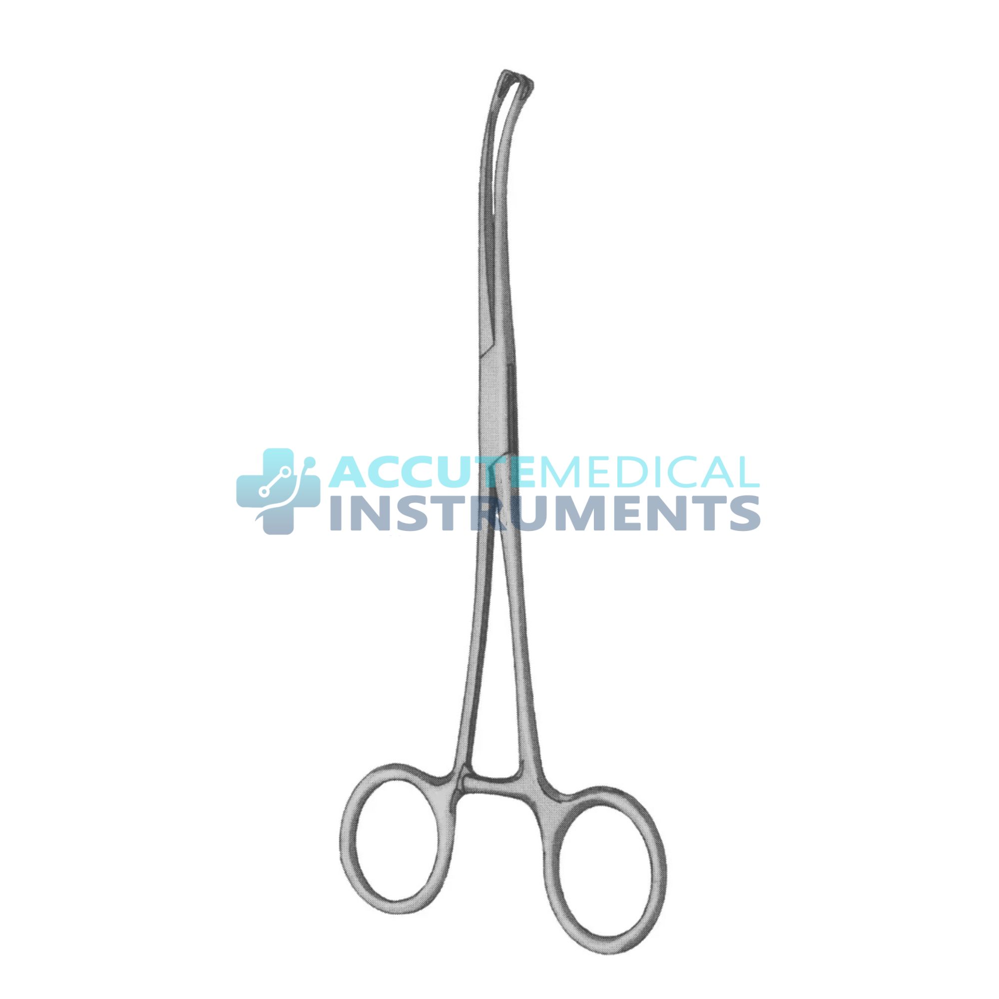 Sesamoidectomy Clamp 6 – 1.2″ Slightly Curved (125 Stainless Steel)