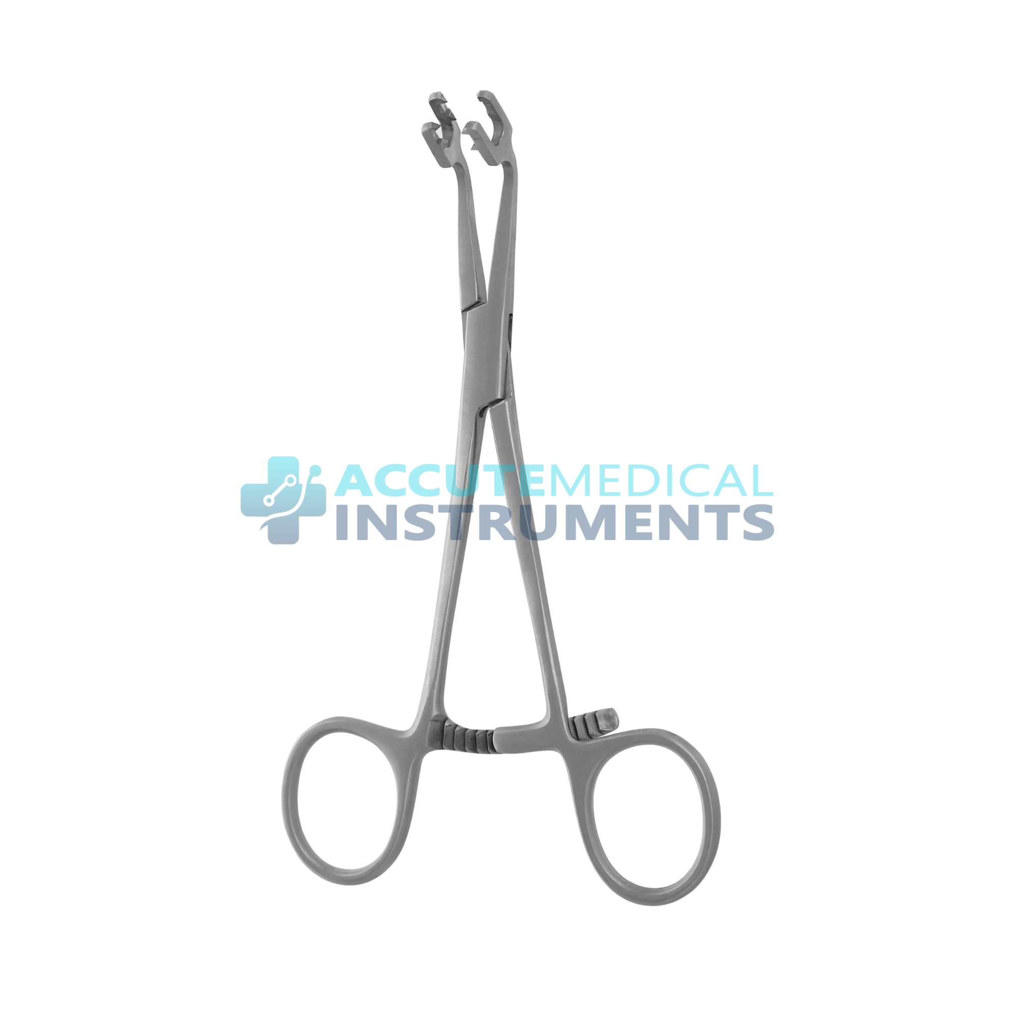 Ikuta Bone Clamp 5 – 1.2″ Angled, 5mm (430 Stainless Steel)