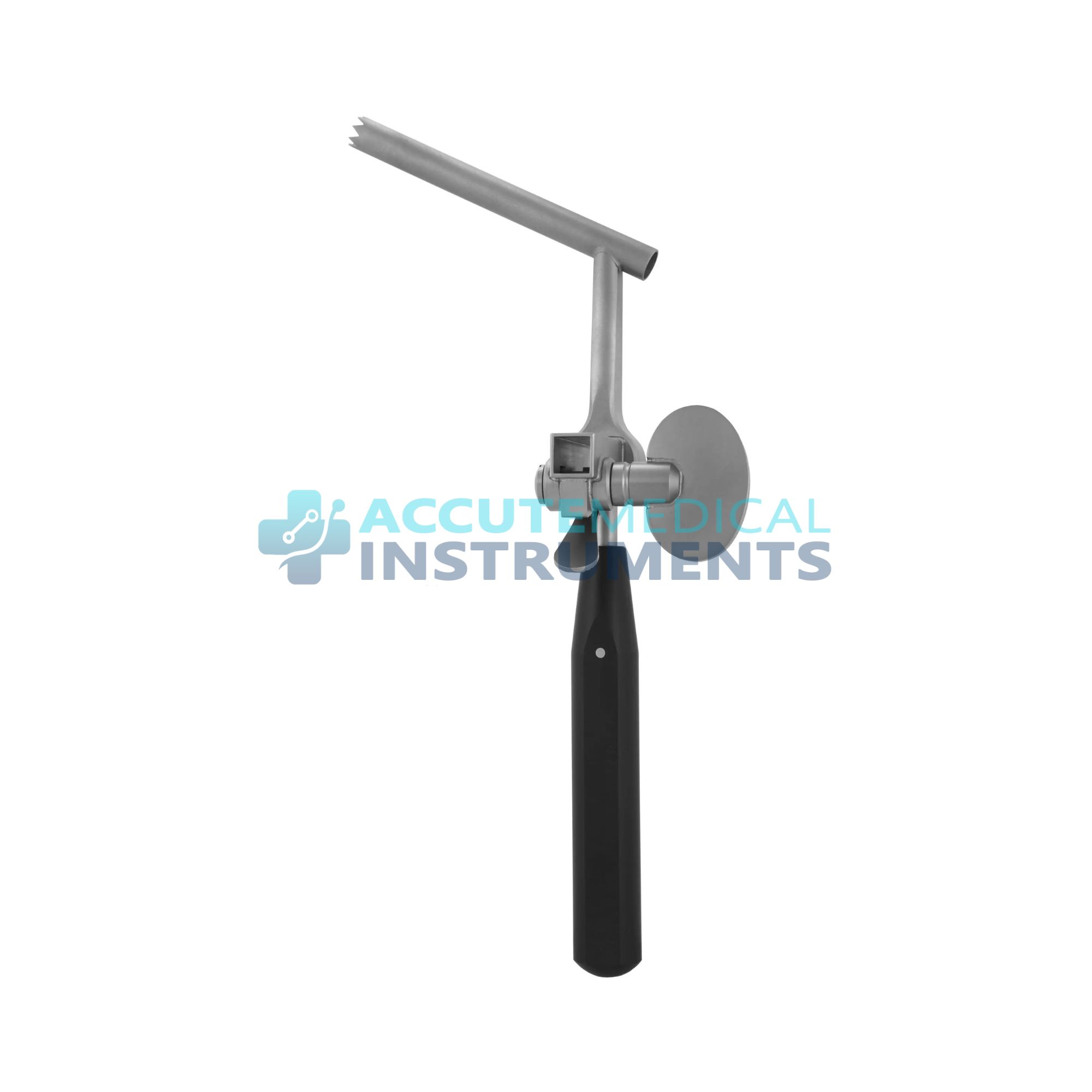 Caspar Distractor Left Drill Guide – Plastic Handle, Black