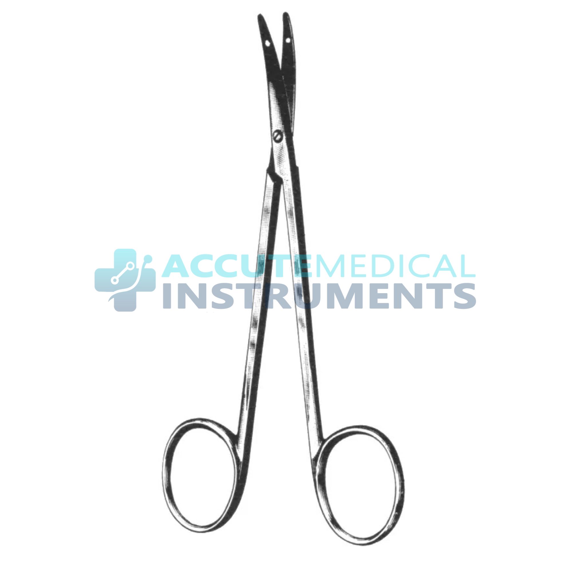 Littler Scissors 4¾″ – Fine Curved Point with Eye | Surgical Suture Scissors