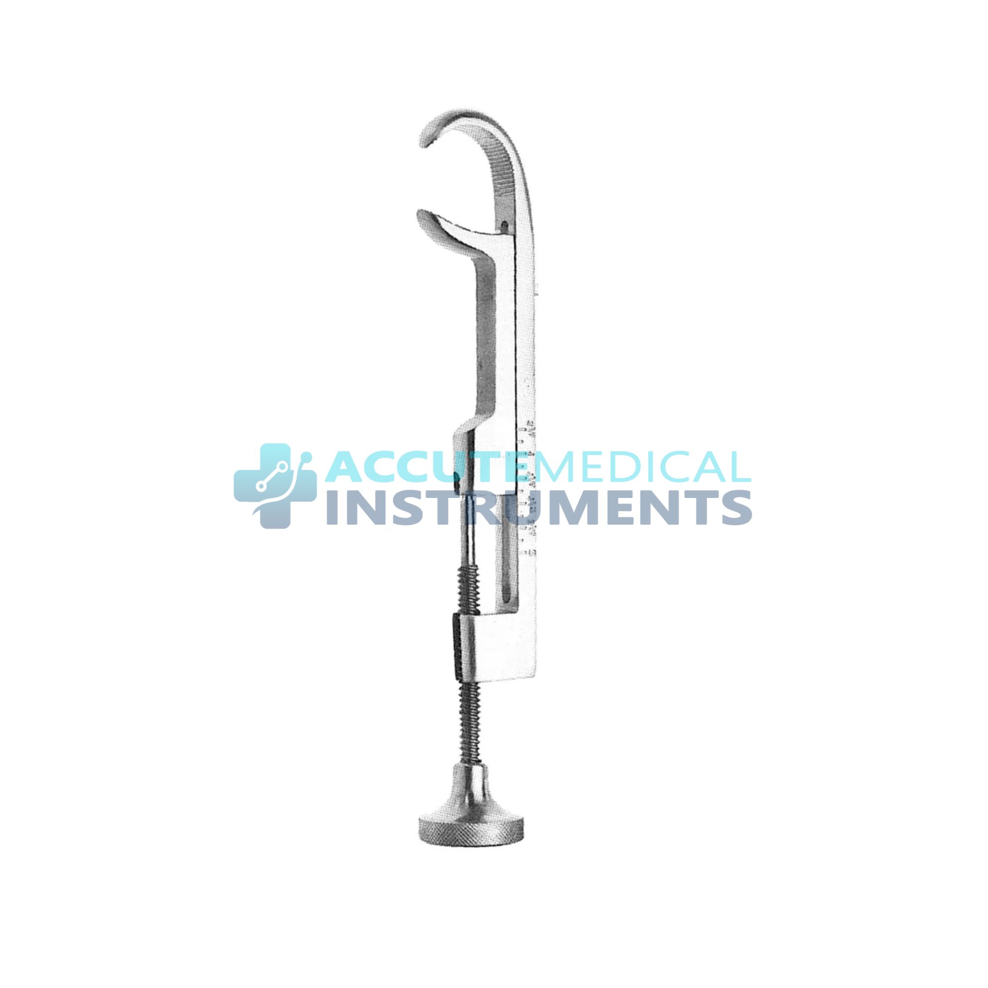 Lowman Bone Clamp 5″ – 1×1 Jaws, 1″ Capacity