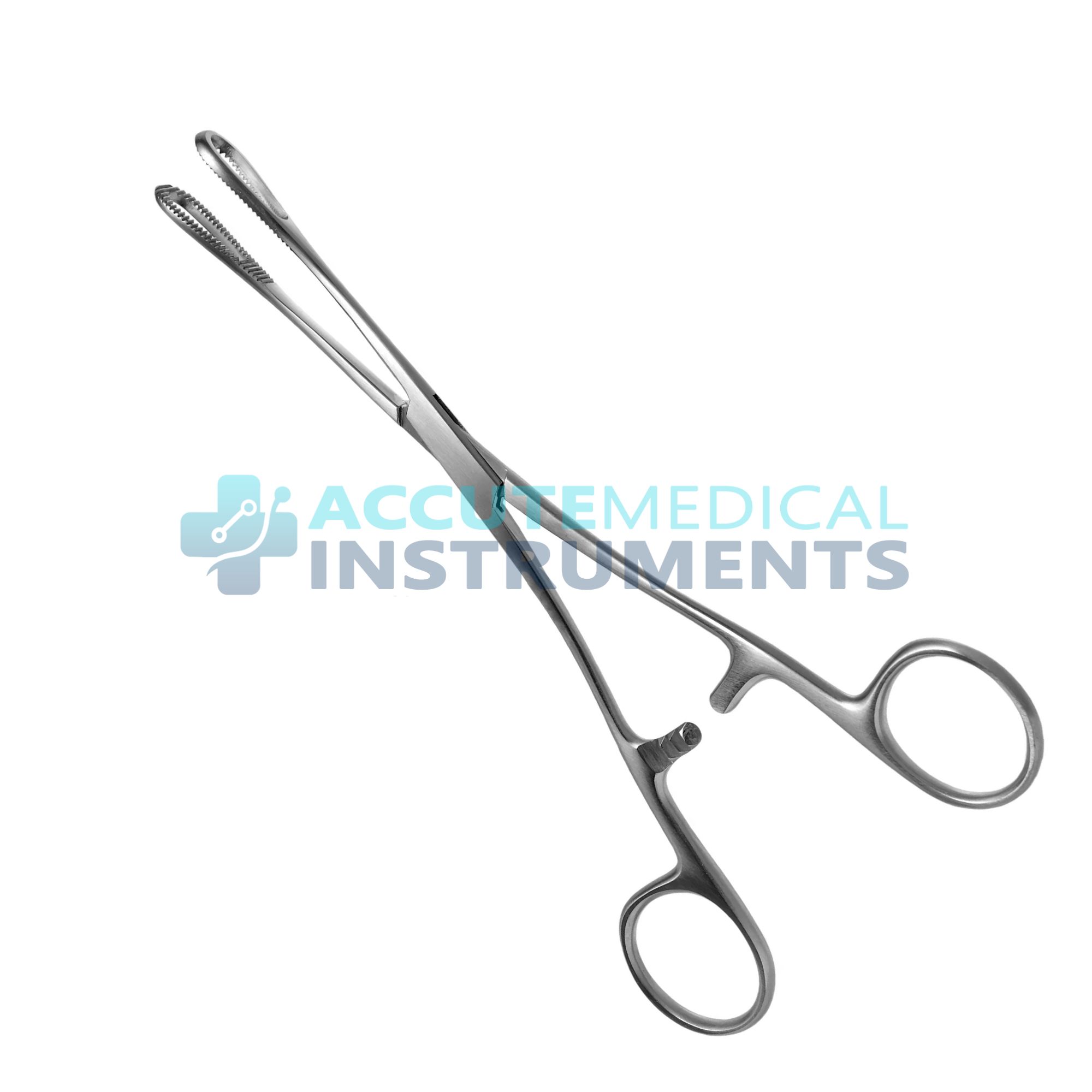 Rampley Sponge Forceps 10″ – Surgical Sponge Holding & Atraumatic Grasping Instrument