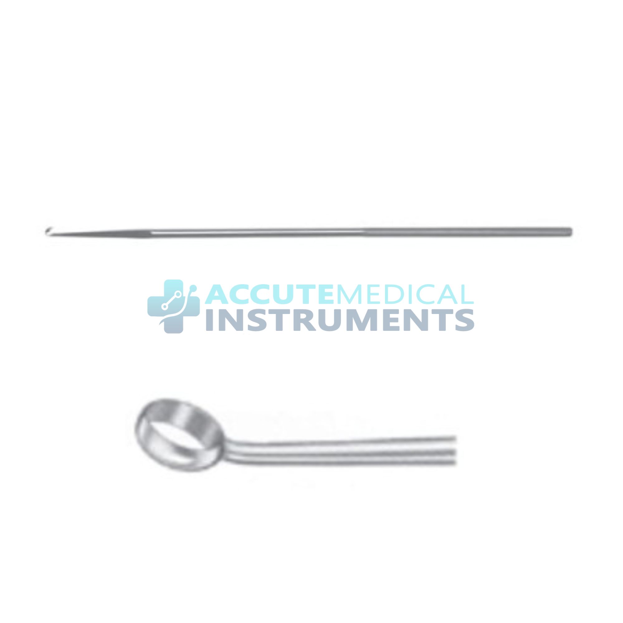 Ring Curette  Round Knurled Handle 7.0mm