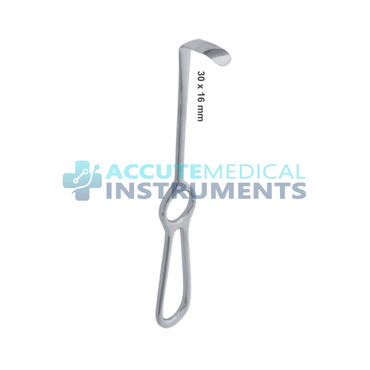 Surgical Flat Retractors 21cm with 30×16mm Hook – AM-2930-30