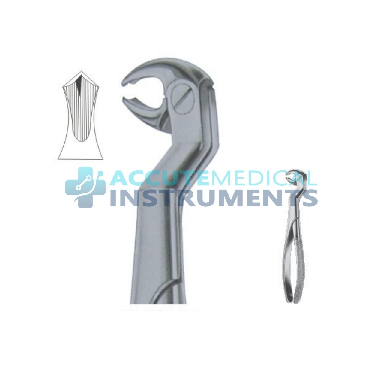 Lower Molars & Wisdom Teeth Extraction Forceps (Left & Right)