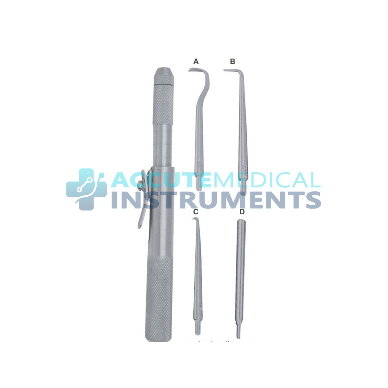 Manual Crown Remover Complete Set with 3 Tips & Tightening Keys