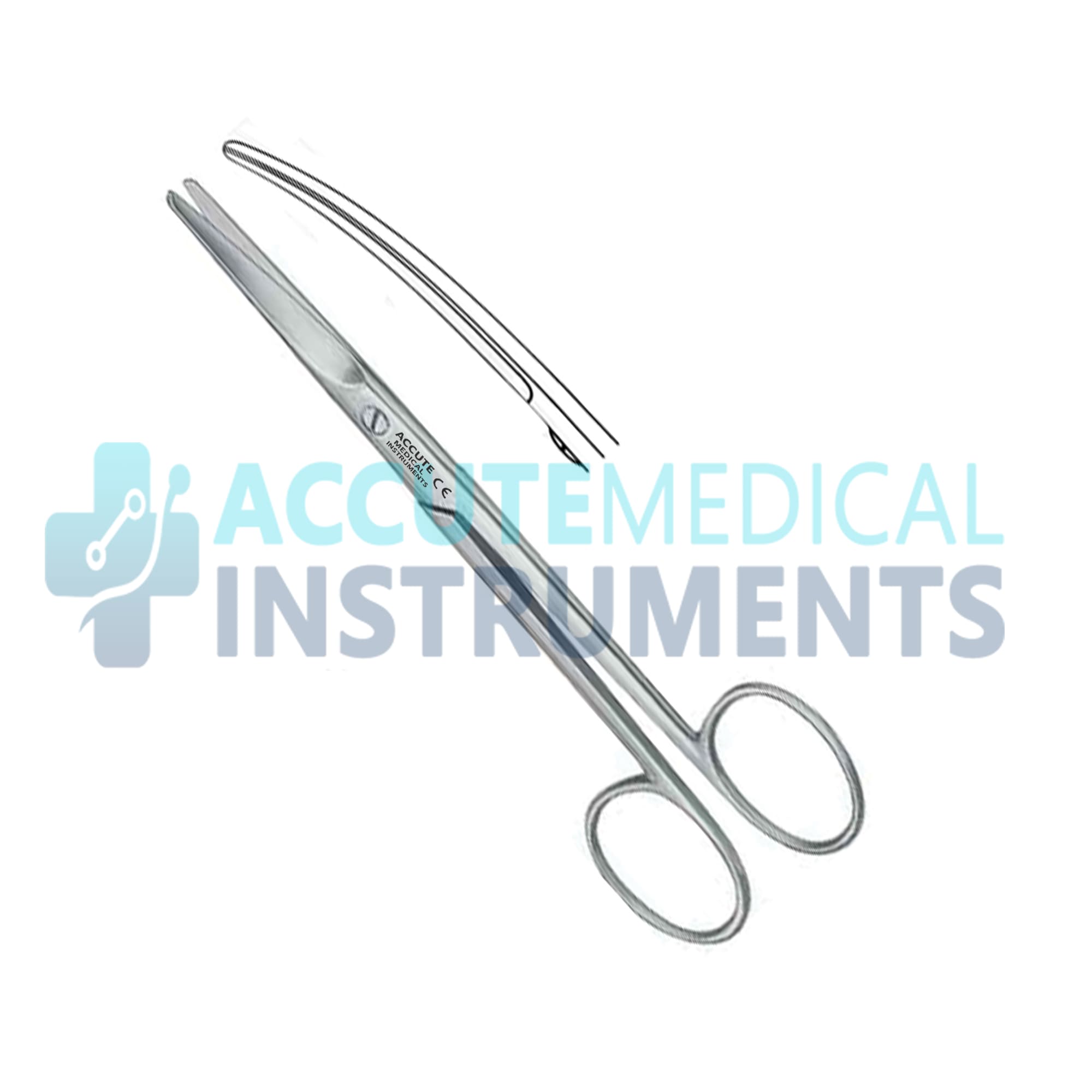 Mayo Scissors Curved Heavy Duty Surgical Tissue Dissecting Instrument