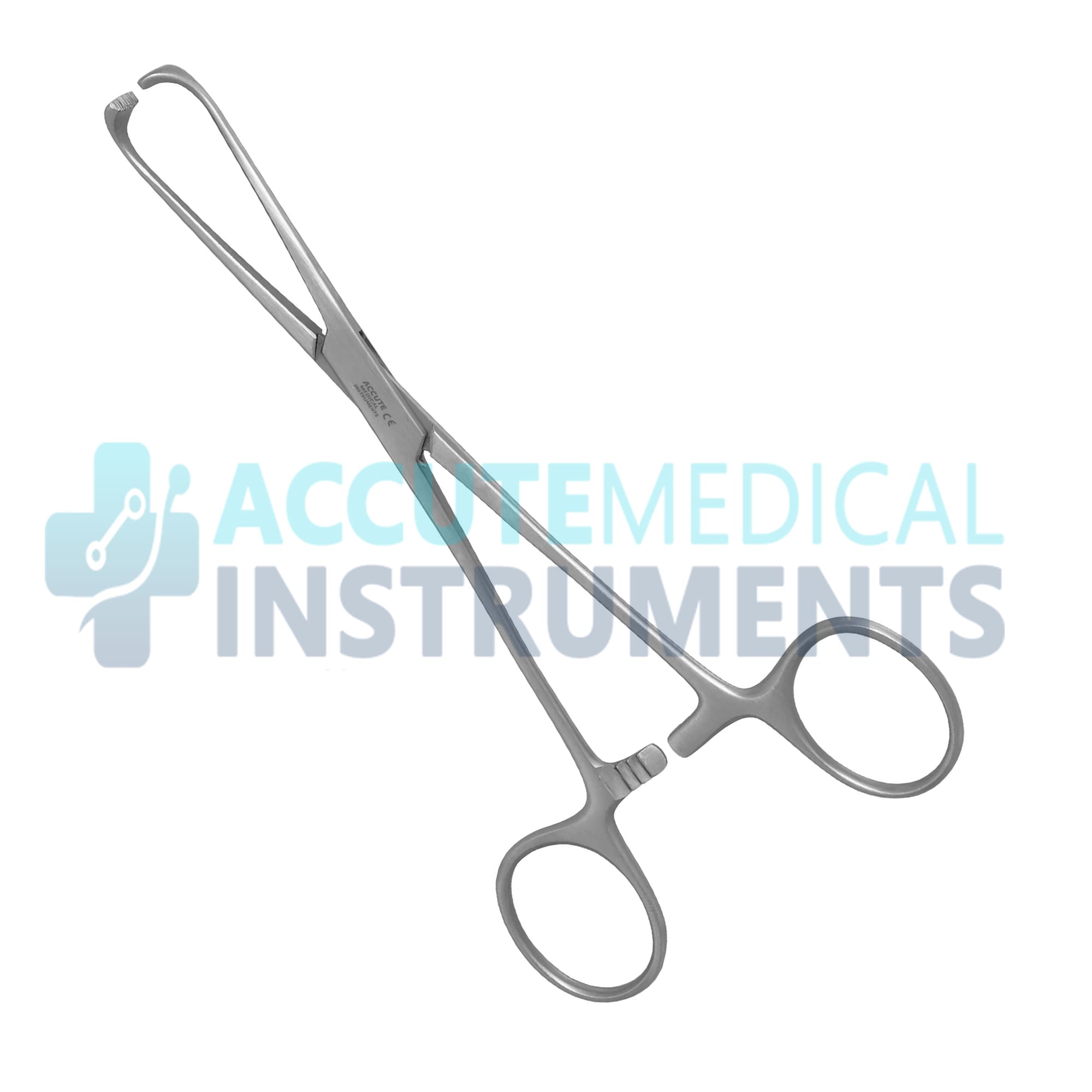 Allis Tissue Forceps Curved Jaw 4×5 Teeth Surgical Instrument