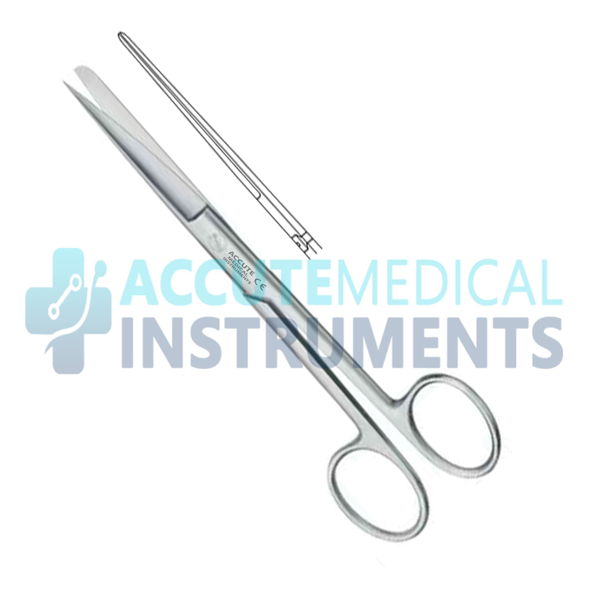Mayo Scissors Curved Precision Tissue Dissection Stainless Steel Instrument