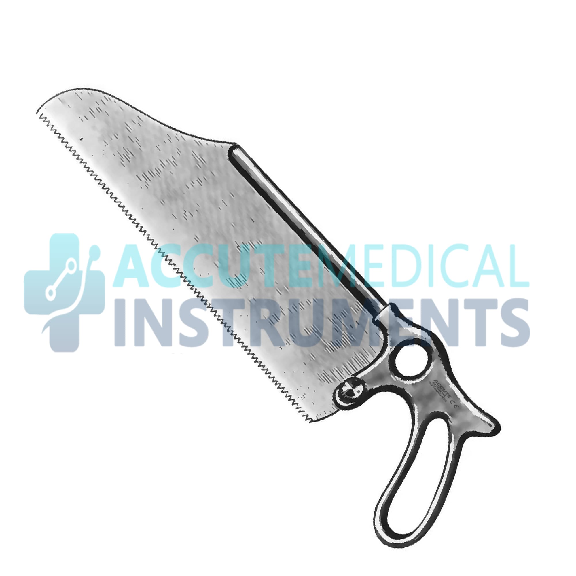 Bone Cutting Saw Surgical Instrument with Ergonomic Handle