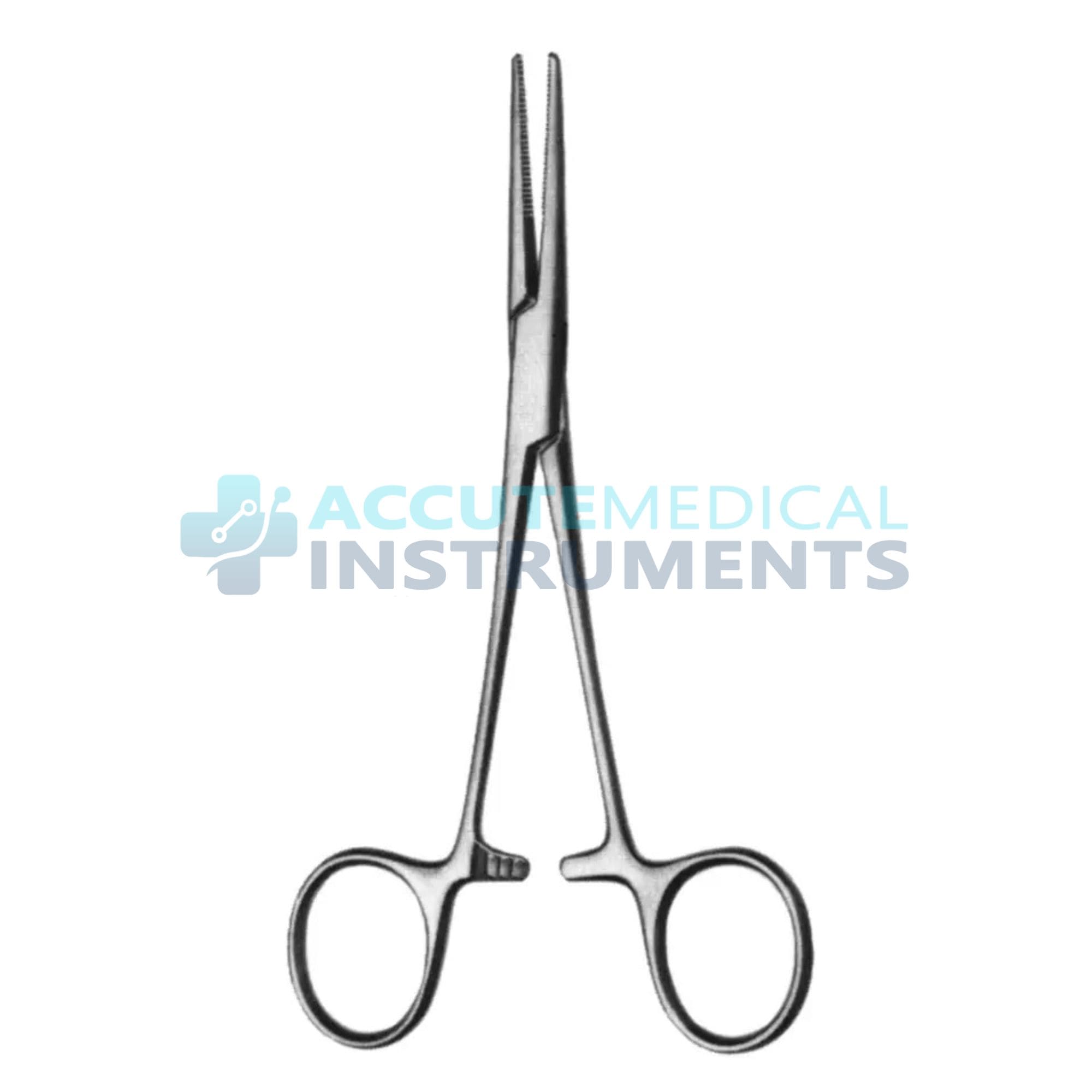 Kelly Hemostatic Forceps Straight Serrated Jaw Surgical Clamping Instrument Stainless Steel