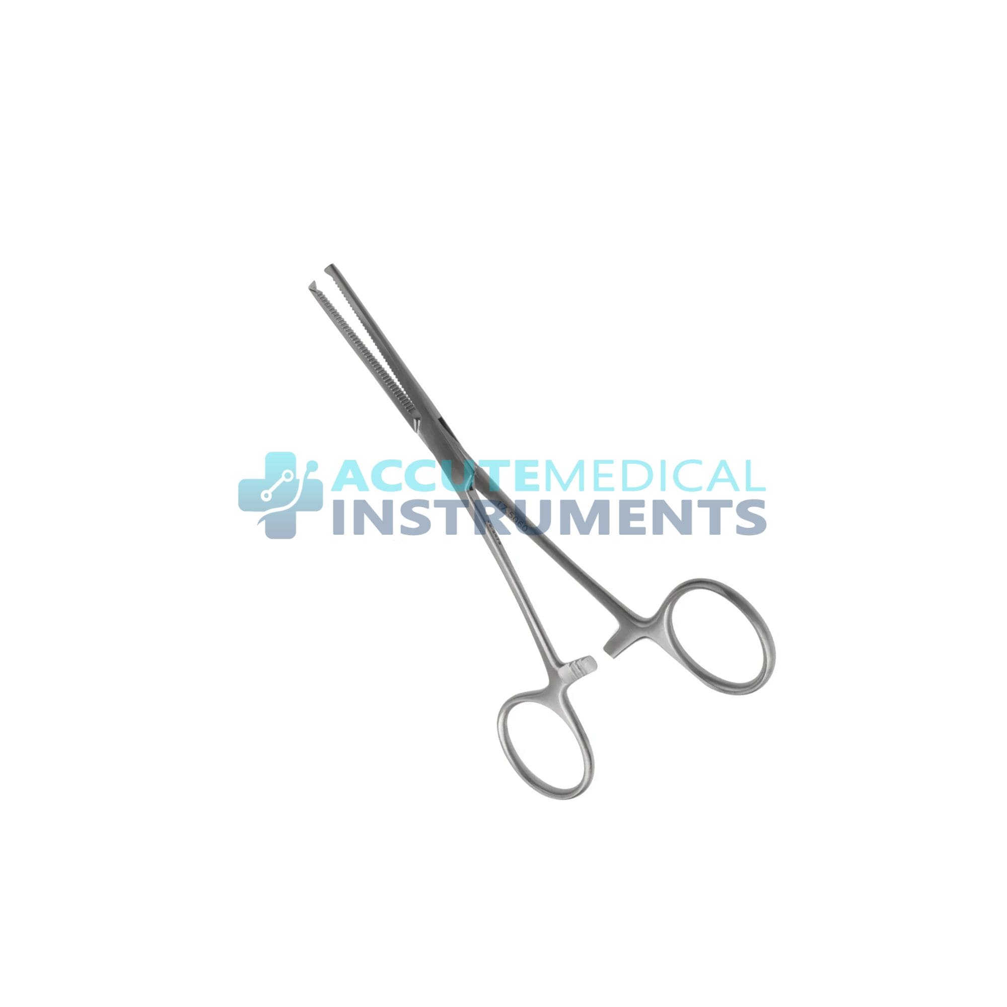 Kocher Forceps Curved 1×2 Teeth Strong Grip Hemostatic Surgical Clamping Tool