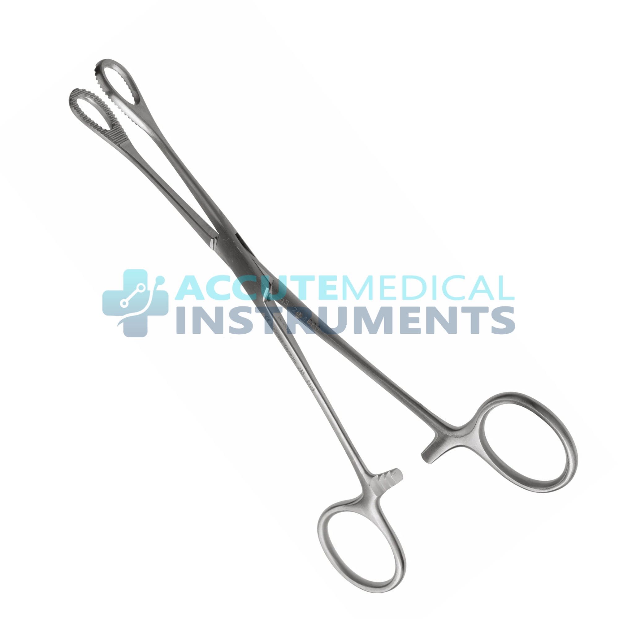 Sponge Forceps Straight Pattern Swab Holding Surgical Instrument