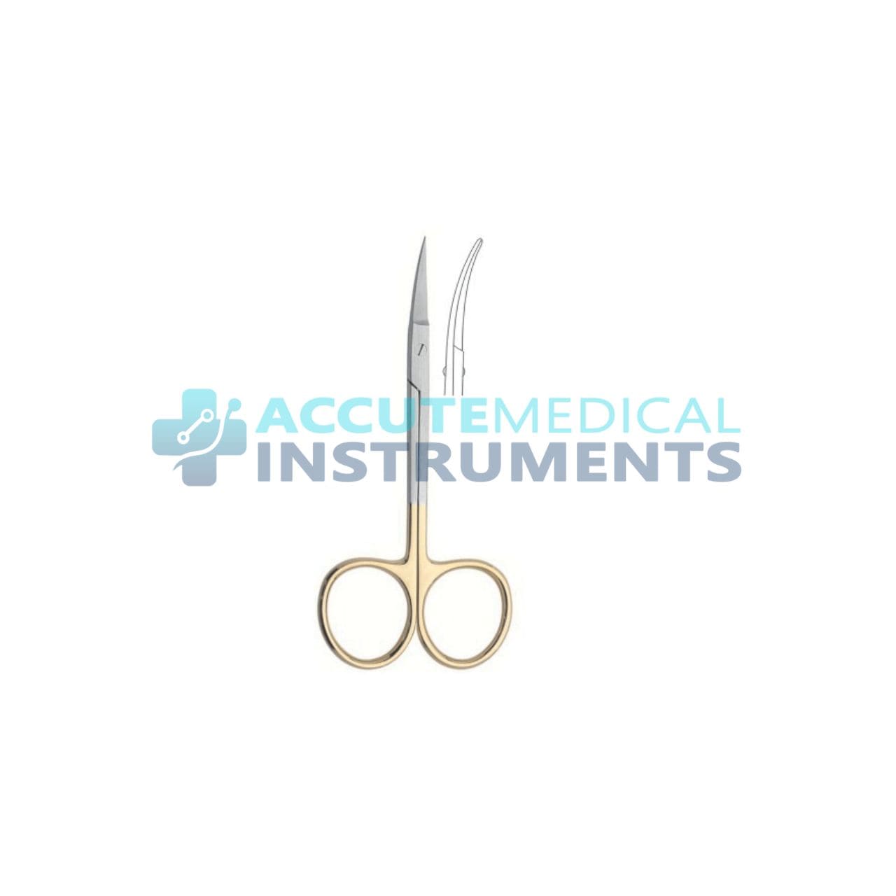 Iris Curved Gum Scissors 115mm