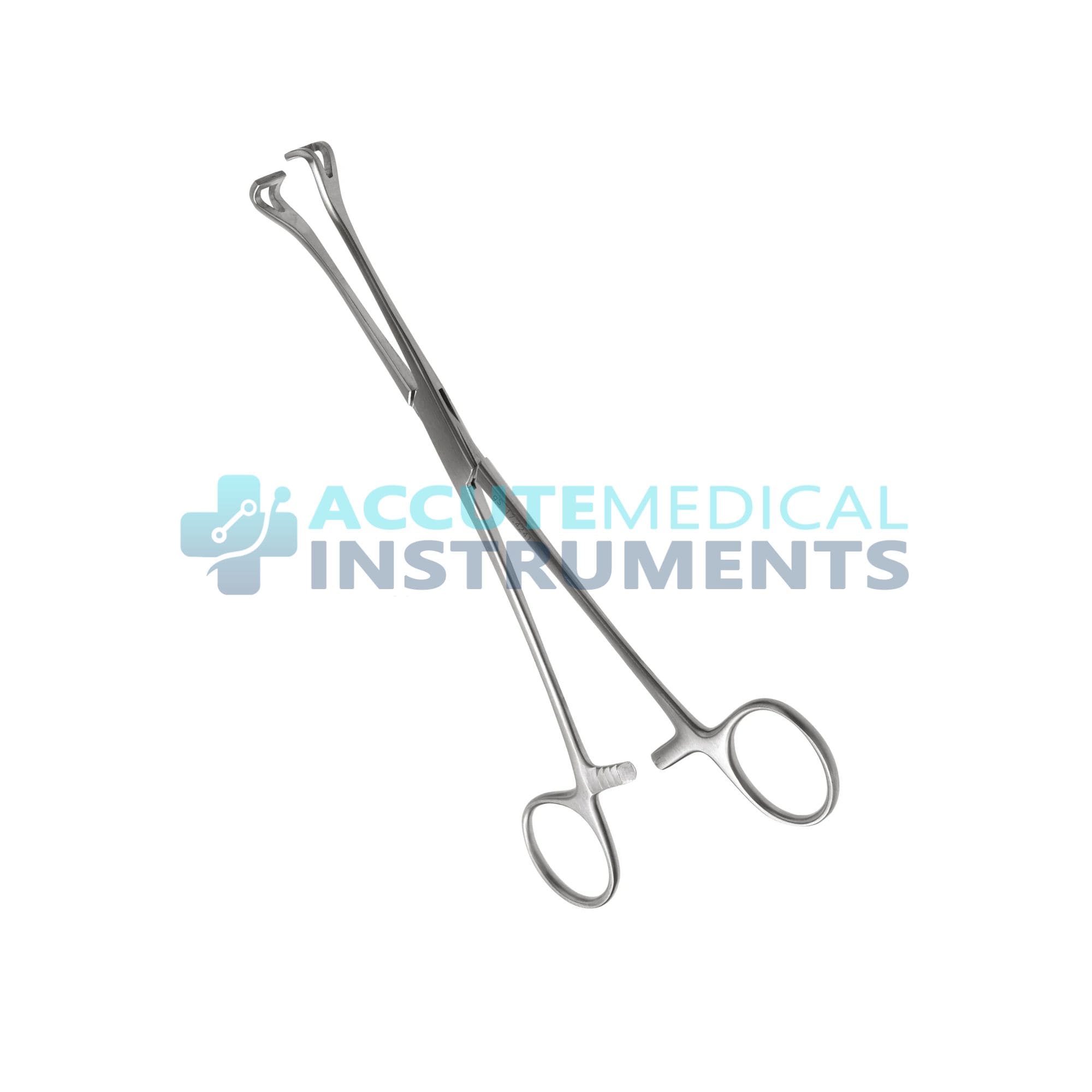 Babcock Tissue Forceps Curved Fenestrated Atraumatic Surgical Clamp