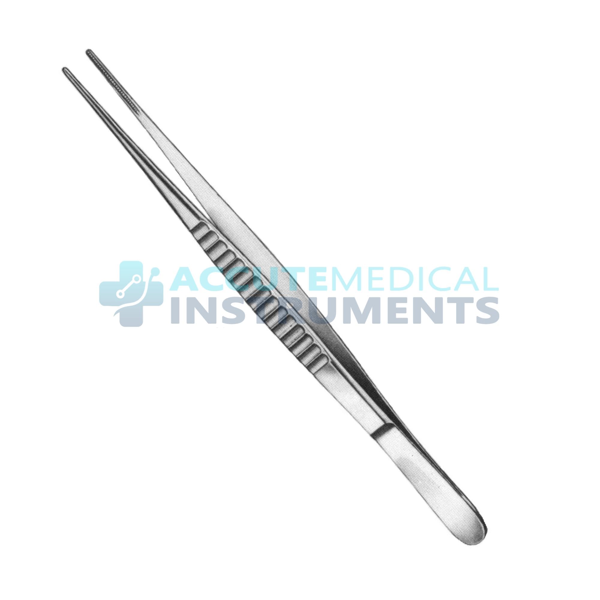 DeBakey Tissue Forceps Straight Pattern Non-Crushing Surgical Instrument