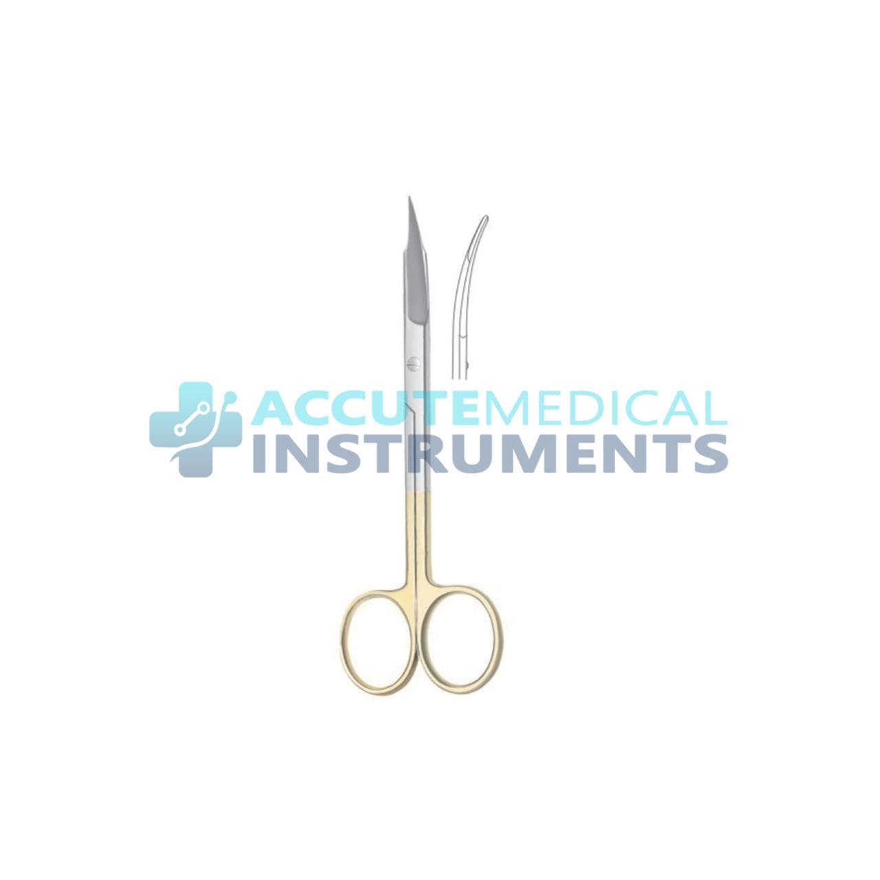 Goldman-Fox Saw Edge Curved Scissors 130mm